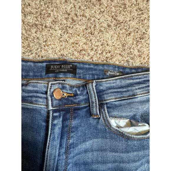 Judy Blue Woman's Jeans/Pants size 13/31 Boot Cut; Blue Denim - Picture 10 of 12